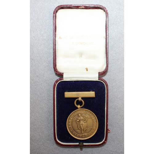 116 - Boxed 1928 Leyton district  Eisteddfod Accompanying E.PARNUM Medal