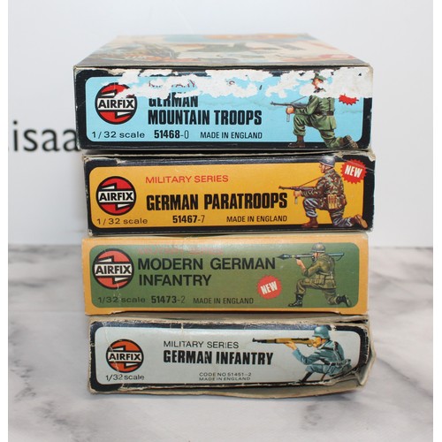 702 - 4 x Boxes Of Troops/Infantry  Airfix Models