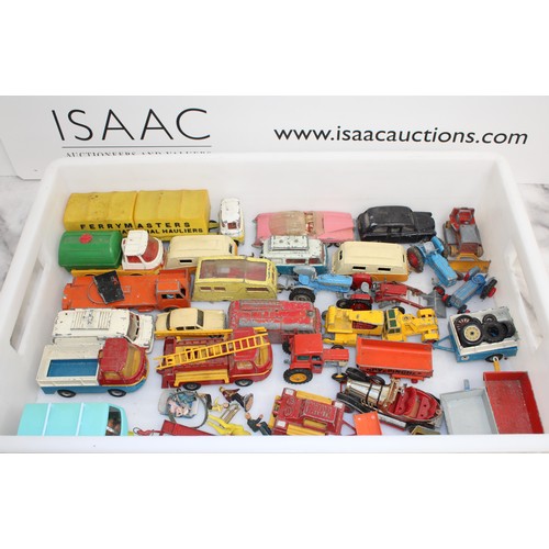 703 - A Quantity Of Play Worn Die-Cast Vehicles In Various Conditions Box Not Included