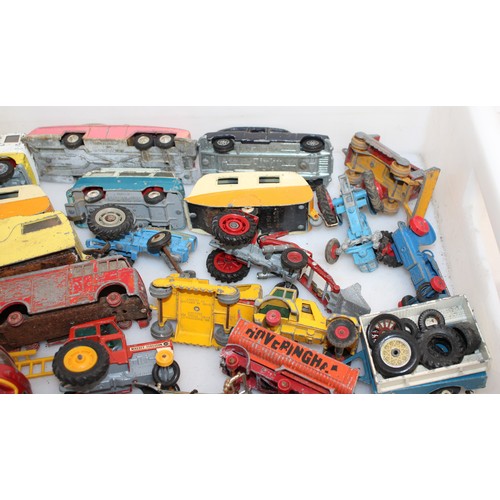 703 - A Quantity Of Play Worn Die-Cast Vehicles In Various Conditions Box Not Included