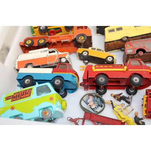 703 - A Quantity Of Play Worn Die-Cast Vehicles In Various Conditions Box Not Included