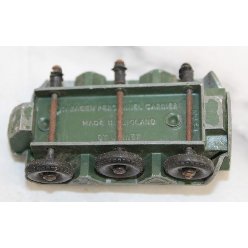 707 - A Quantity Of Collectable Dinky Etc Play Worn Military Vehicles Die-cast/Others In Various Condition... 