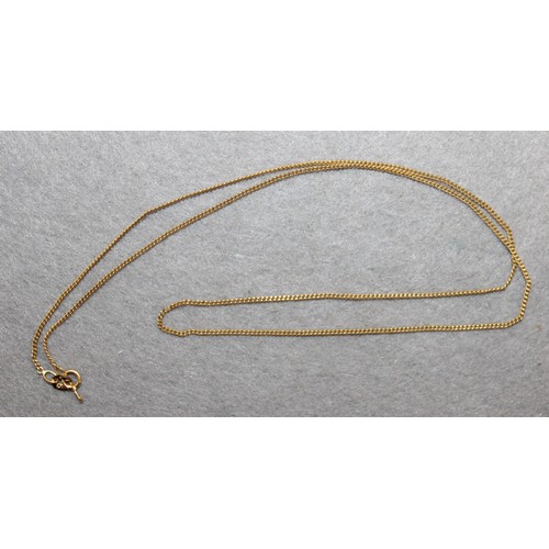 559 - Stamped 750 Gold Necklace Total Weight-2.02g