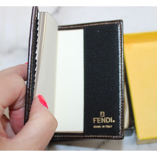 127 - Boxed FENDI Orologi Watch F451241 4510L WHT/BLK (Untested) Boxed FENDI Telephone Book