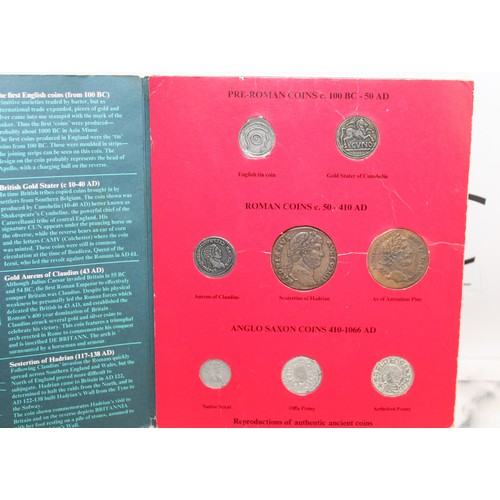 348 - 2 x Collectors Pack Coins Of ANCIENT BRITAIN/1994-1997 HONG KONG MINT SET