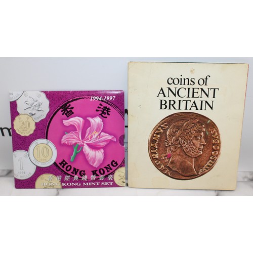 348 - 2 x Collectors Pack Coins Of ANCIENT BRITAIN/1994-1997 HONG KONG MINT SET