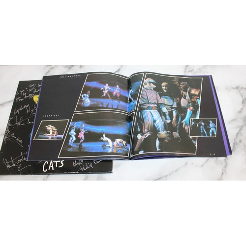 130 - Signed CATS Album (CATS COMPANY New London Theatre 1983) & STARLIGHT EXPRESS Programme