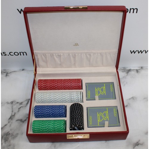 709 - Boxed Carpisa Poker Set