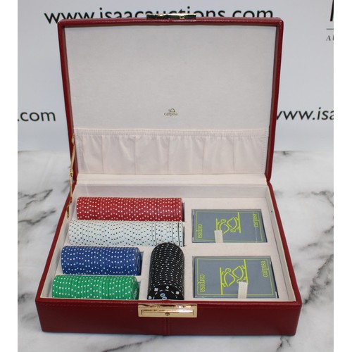 709 - Boxed Carpisa Poker Set