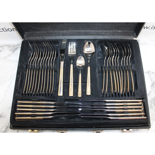 480 - Cased SBS-BESTECKE Full Cutlery Set