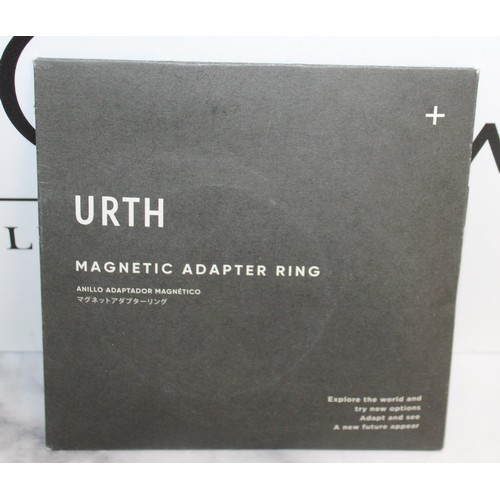 70 - Collection Of URTH Lens Mount Adapters/Circular Lens Filter/Magnetic Adapter Ring Etc Some Boxed