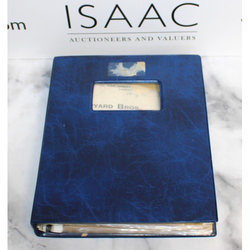 138 - Folder Containing Early 20th Century Purchase Receipts and Insurance Policy Documents