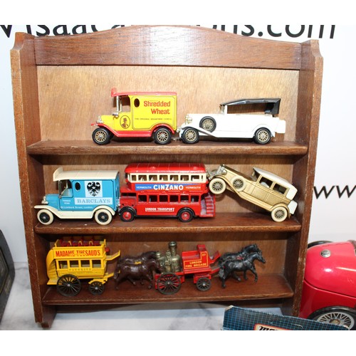 710 - Selection Of Collectable Vehicles/Tins/Shelf Inc-CORGI/Lledo/Matchbox/Ideal/Shinseikiki Etc
Various ... 