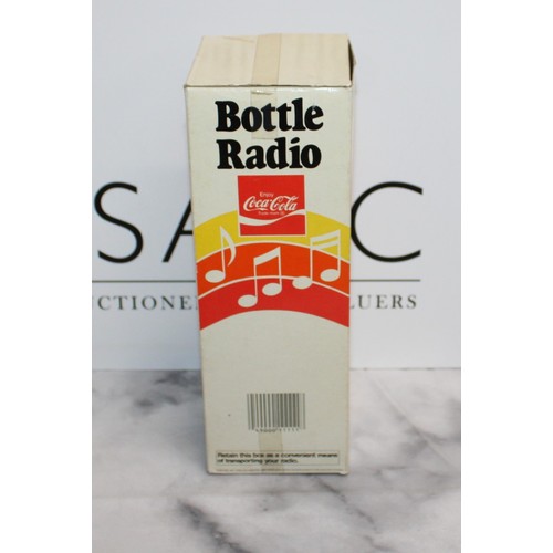 139 - Boxed Vintage COCA COLA Bottle Radio