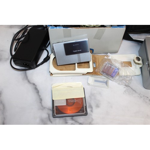 72 - A Cased Sony Photo Digital Photo Printer & A Cased Sony Cyber-Shot Camera With Accessories Both UNTE... 