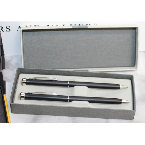 6 - 2 x Boxed Cross Ball Point Pen Personalised BNY MELLON & Garland Ball Point Pen & Pencil Set America... 