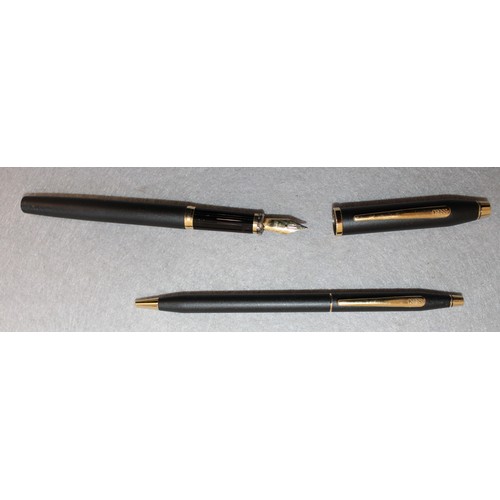 7 - Boxed CROSS Pen Set Fountain & Ball Point Pen & Accessories...