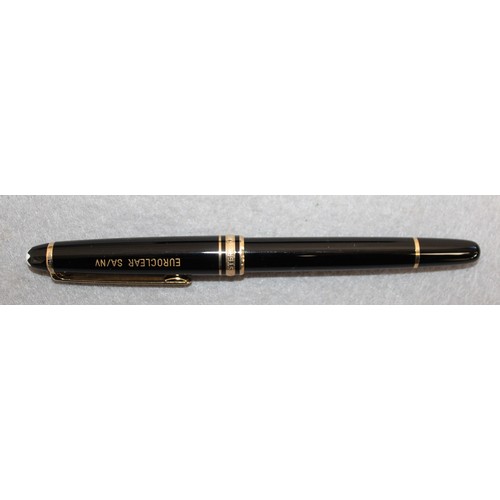 8 - Boxed MONT BLANC Pen Meisterstuck-pix Personalised EUROCLEAR SA/NV...