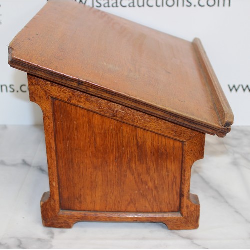 278 - Vintage Wooden Church Book Bible Stand
Height 28cm
Length 40.5cm
Width 30cm
COLLECTION ONLY