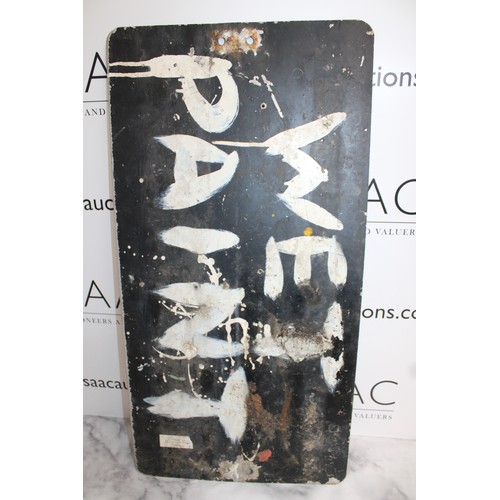 588 - Metal Slow Major Road Ahead Road Sign
Dimensions 70cm x 35.5cm