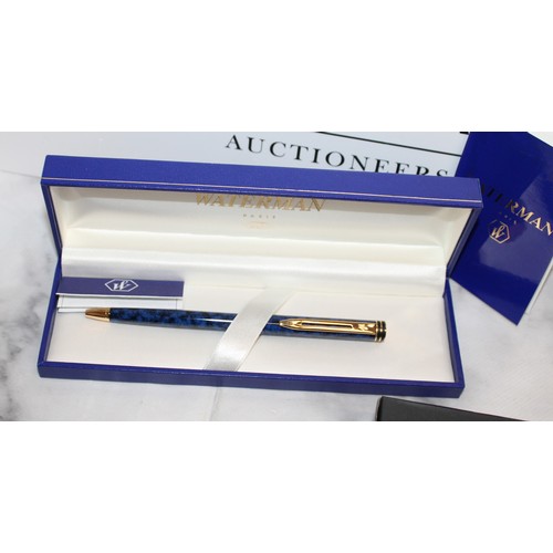 11 - 3 x Boxed Pens Inc- PARKER (Personalised)/WATERMAN/BALMAIN(Personalised)...