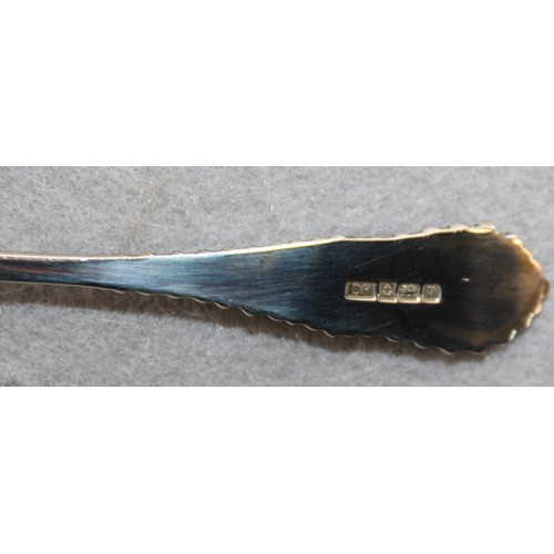 495 - Silver Hallmarked Birmingham Spoon Boxed