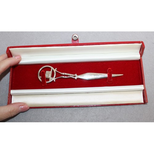 497 - Boxed Stamped 925 Silver SAN LUIS Letter Opener