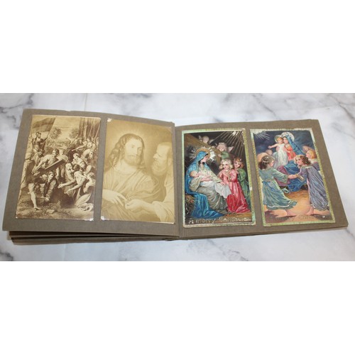 40 - Album Containing Religious Postcards Etc