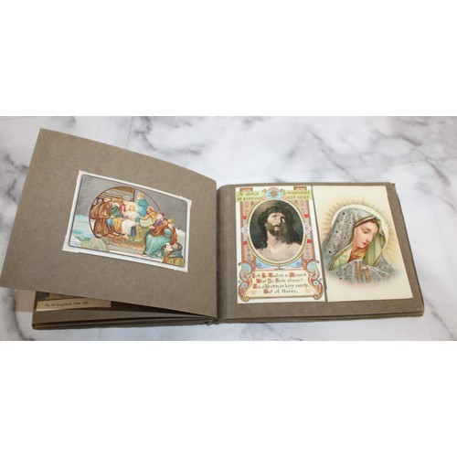 40 - Album Containing Religious Postcards Etc