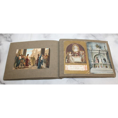 40 - Album Containing Religious Postcards Etc