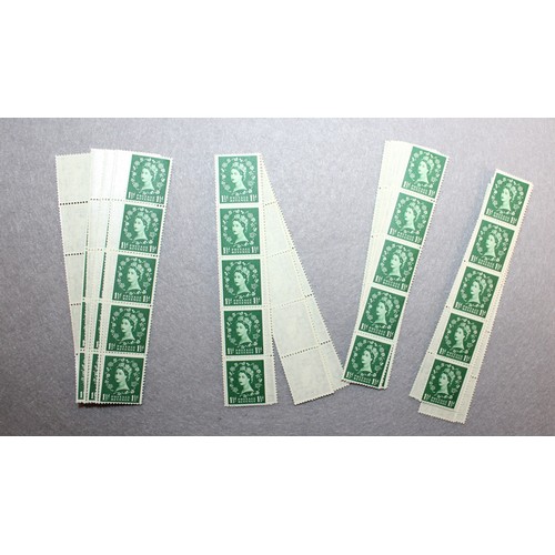 42 - 200 x Unfranked 1 1/2 d Postage Stamps...