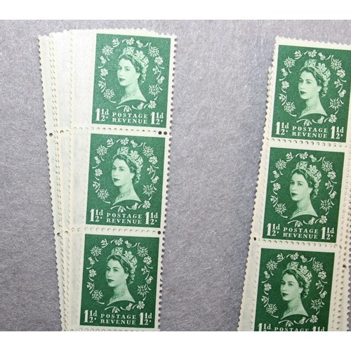 42 - 200 x Unfranked 1 1/2 d Postage Stamps...