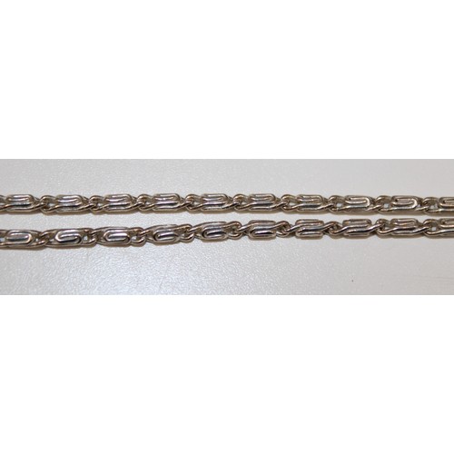 509 - Stamped 925 Silver Long Necklace