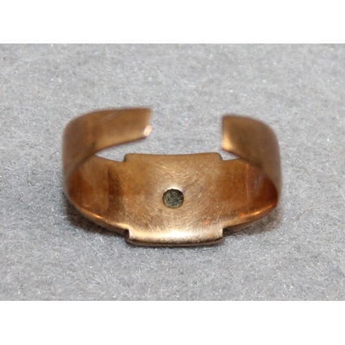 560 - Stamped 375 Gold Ring (Broken) Total Weight-3.86g