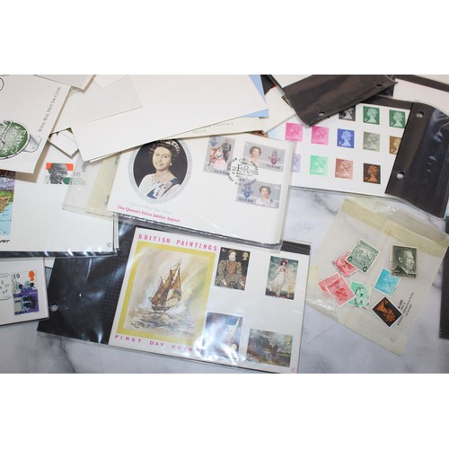 46 - Large Quantity Of Franked & Unfranked First Day Covers Etc