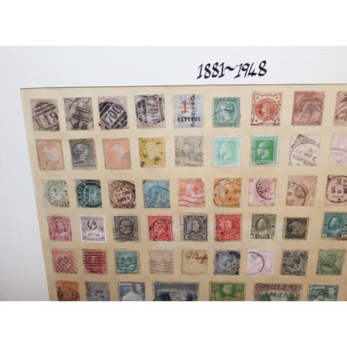 47 - 2 x Framed Stamp Collections Inc: Old Commonwealth And 1881-1948 23cm x 19cm
COLLECTION ONLY...