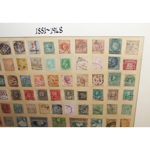 47 - 2 x Framed Stamp Collections Inc: Old Commonwealth And 1881-1948 23cm x 19cm
COLLECTION ONLY...