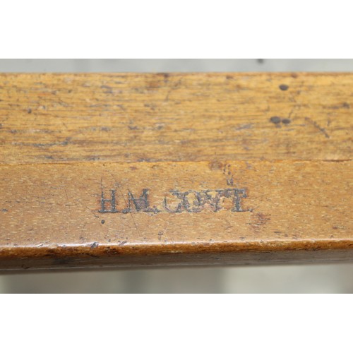 153 - H. N. Government Issued Scales In Wooden/Glass Case 42cm x 42cm x 19cm
COLLECTION ONLY