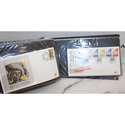 48 - Folder Containing South African First Day Covers