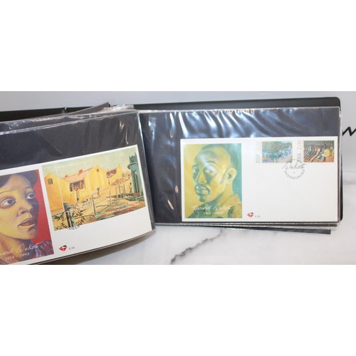 48 - Folder Containing South African First Day Covers