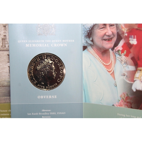 356 - Two Collectable Royal Mint Coin Packs Inc- Queen Mother Memorial Crown & The Queen Mother Centenary ... 