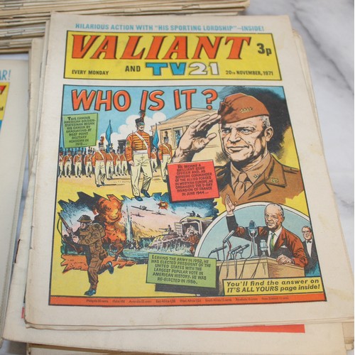 66 - A Large Quantity Of Valiant Comic's From 1966 And Onwards