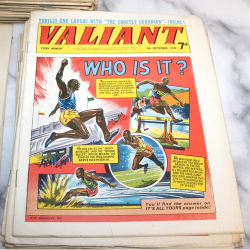 67 - A Large Quantity Of Valiant Comic's From 1966 And Onwards