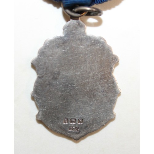 174 - Silver Hallmarked Birmingham 1907 Rifle Shooting Award 1907 Daily Express Medal