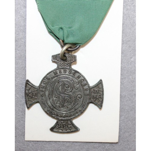 176 - 5 x Medal Inc-Methodist Church 1908/Catholic Church/English Church Lads Brigade 1899/Commemorative V... 