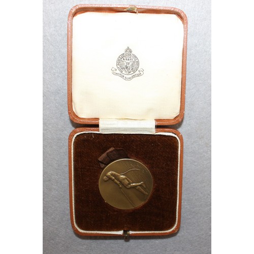 177 - 4 x Boxed Medals Inc-Girls Club 1915/1913 Camera Club/1908 The Royal Life Saving Society/1933 Athlet... 