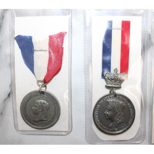 178 - 9 x Medals Inc-1887 Golden Jubilee Medals/1897 Commemorative Medal/1897 Diamond Jubilee Medals