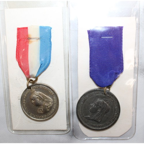 178 - 9 x Medals Inc-1887 Golden Jubilee Medals/1897 Commemorative Medal/1897 Diamond Jubilee Medals