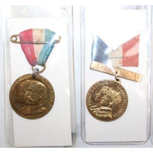 179 - 8 x Medals Inc-1911,1937,1953 Coronation Medals/1936 S.Africa Medal