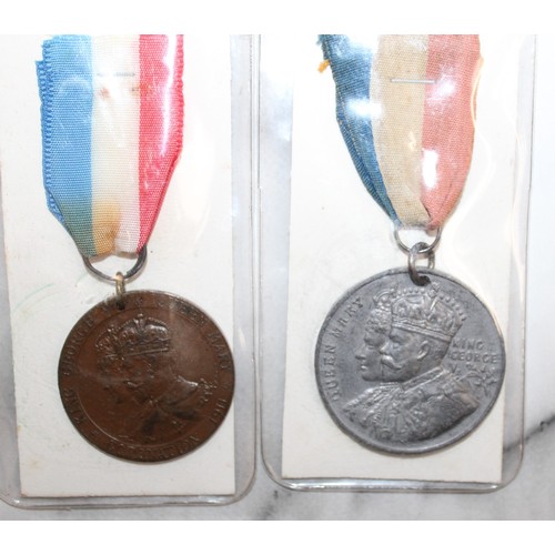 180 - 8 x Medals Inc-1911,1936,1953 Coronation Medals/1927,1928 Commemorative Medals